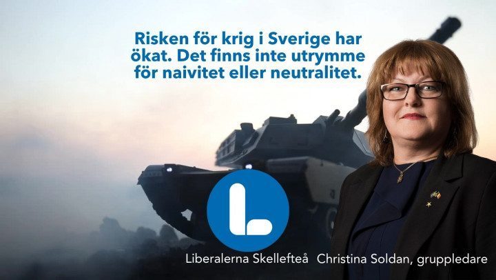Christina Soldan, gruppledare Liberalerna Skellefteå