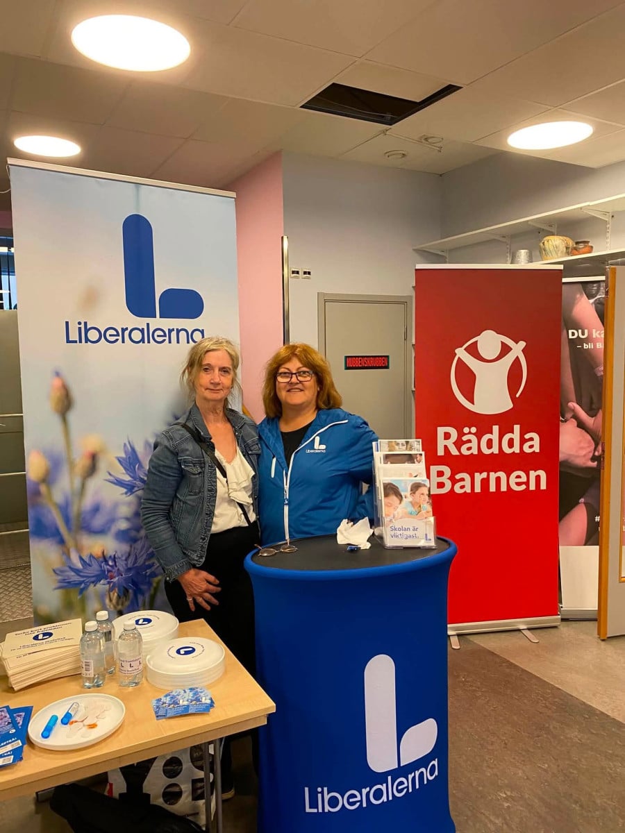 Christina Soldan (L) och Anita Lundgren (L)