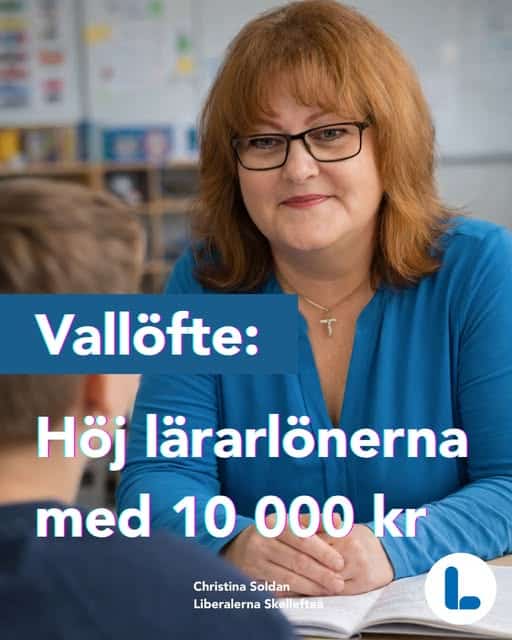 Christina Soldan (L), vallöfte